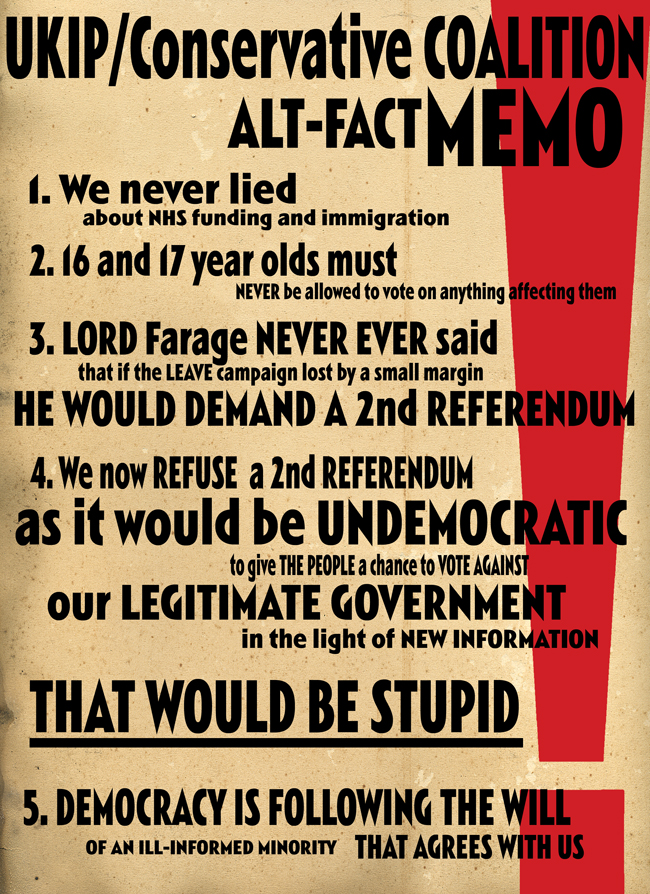 Billy Childish UKIP-Con Memo2