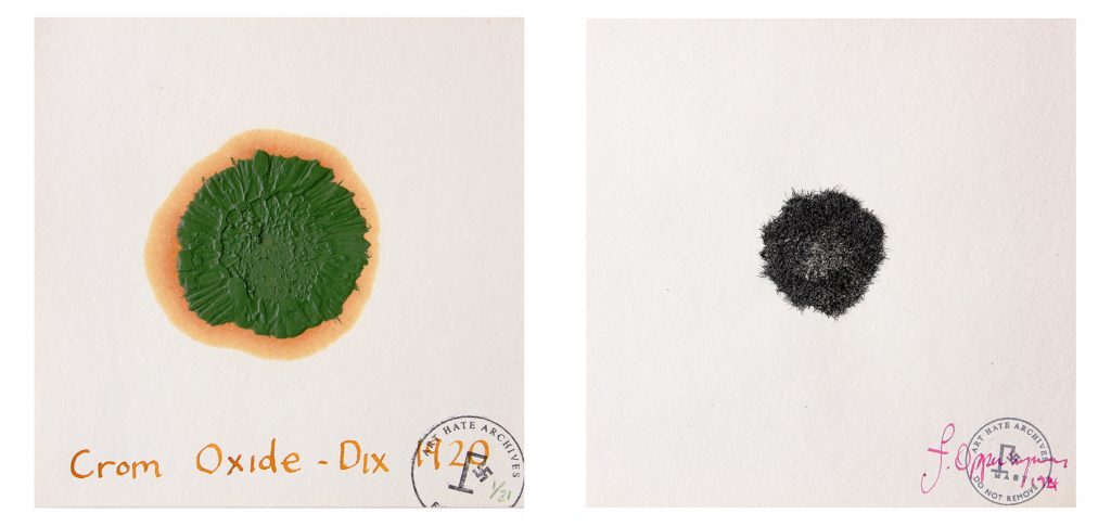 Finger of God Painting Machine Crom Oxide-Dix 2012 Breakfast Bristle