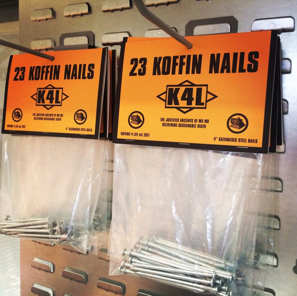 The JAMs Koffins 4 Life Koffin nails