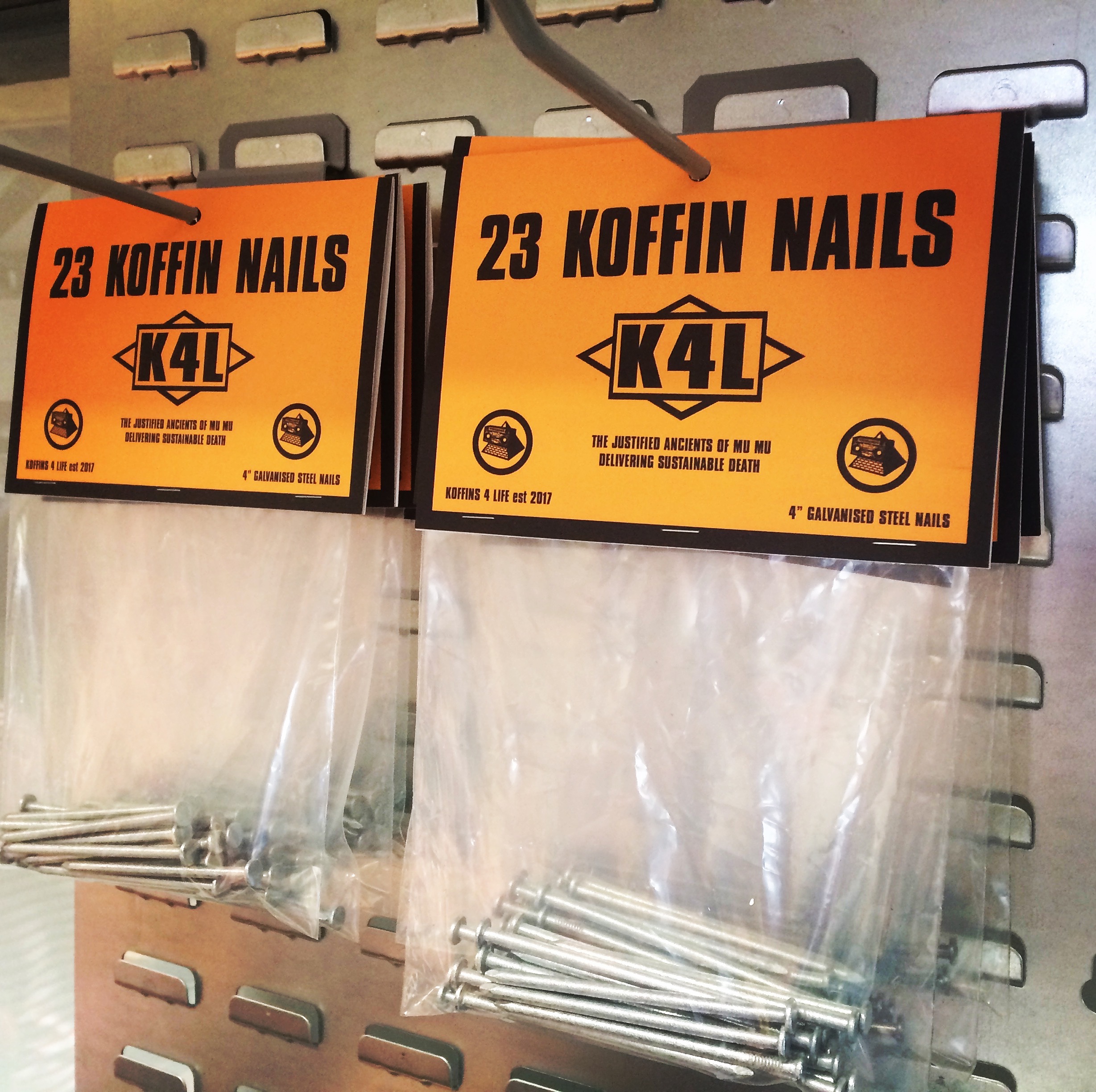 The JAMs Koffins 4 Life Koffin nails
