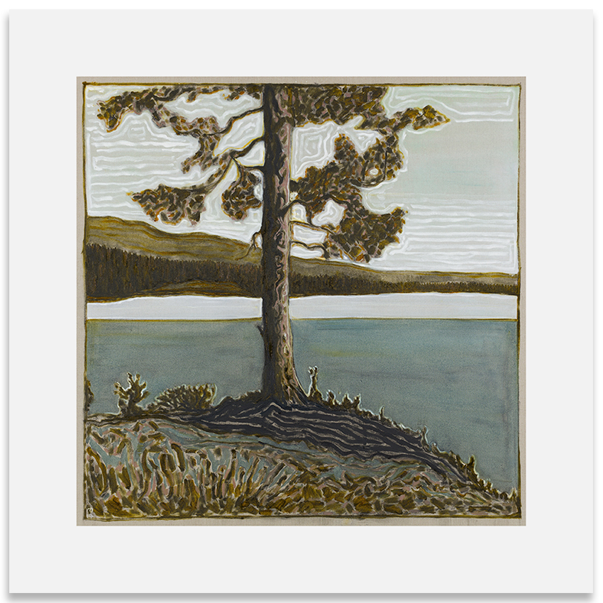 2BillyChildish-painting-tree evening