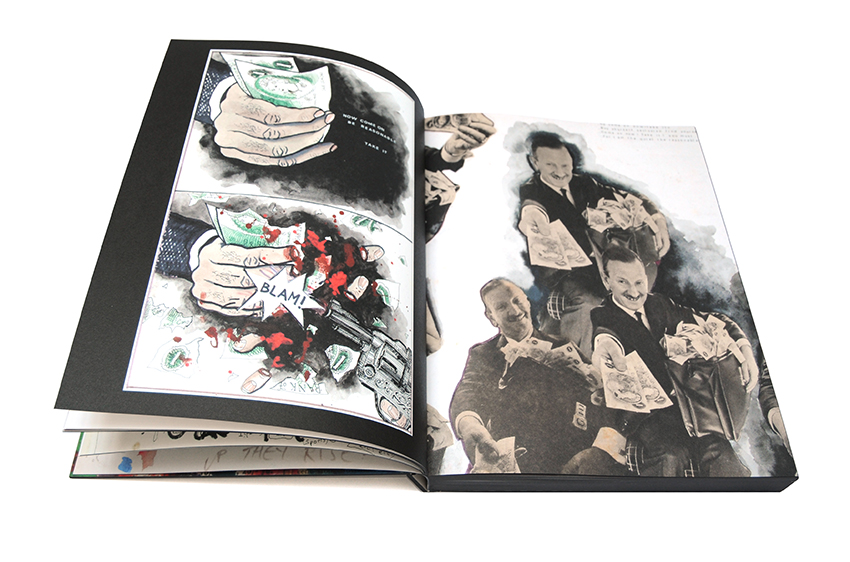 Jamie Reid XXXXX Book page spreads 2