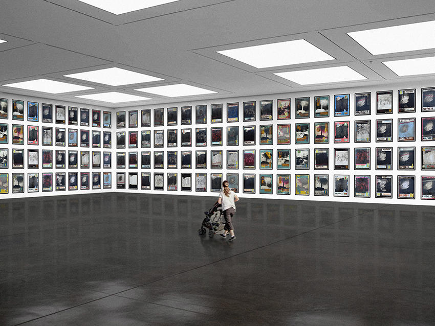 Central Archive Gallery with pram woman V2