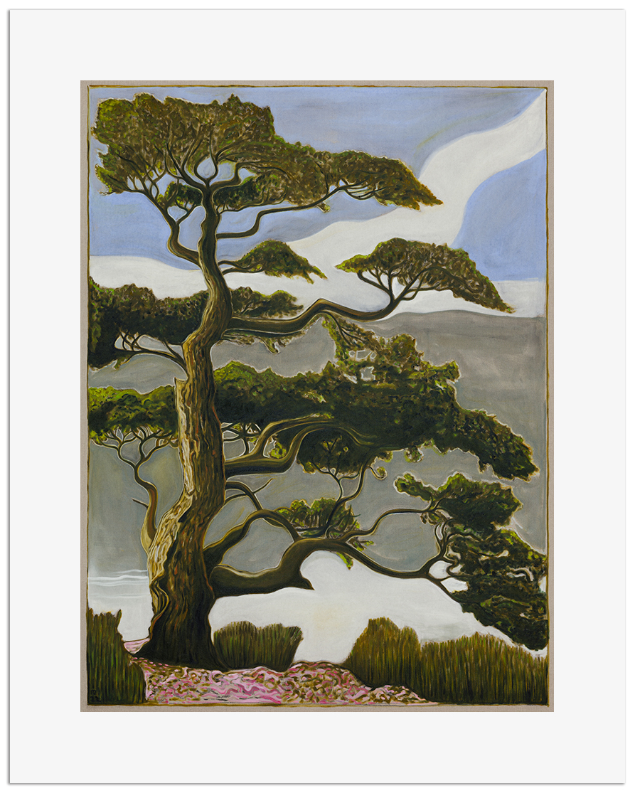 Billy Childish<br>spirit guides and other guardians...<br>Reproduction prints BillyChildish-20221011-tree-seattle-4web