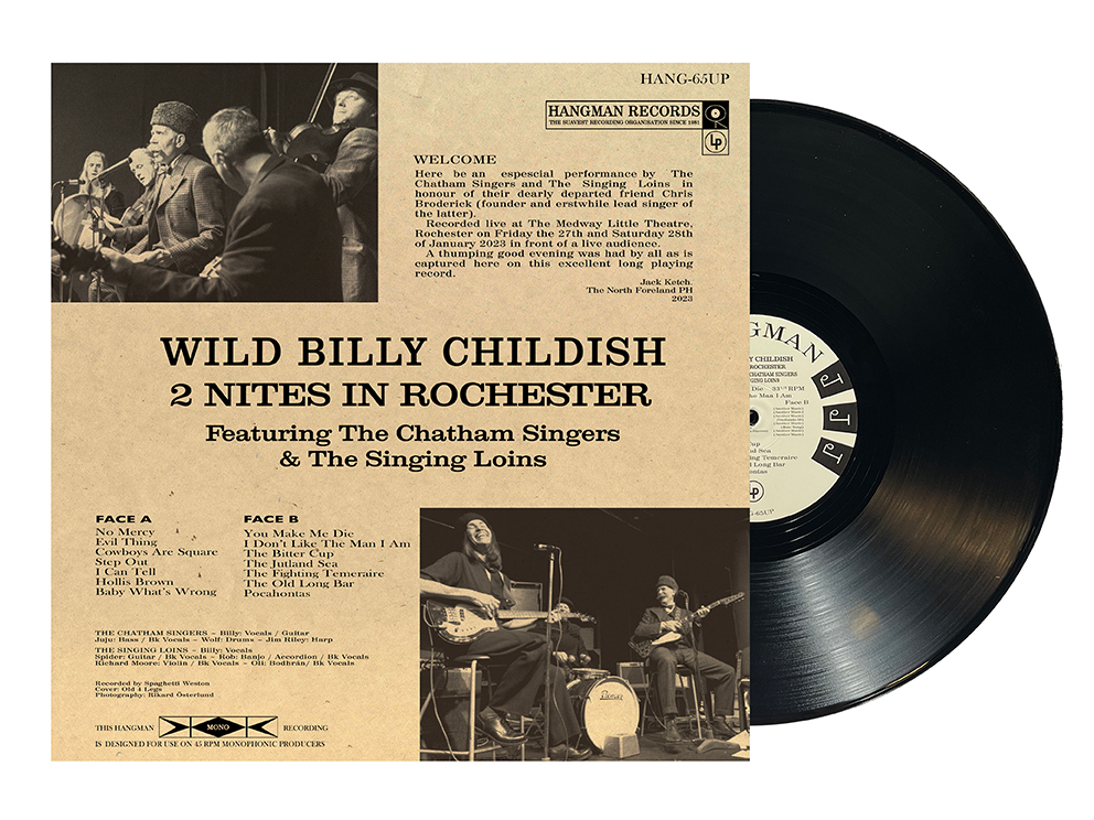 Back sleeve and record copy