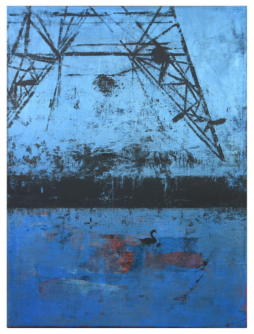 Pylon & Swan No.4 Harry Adams Swan Pylon 4
