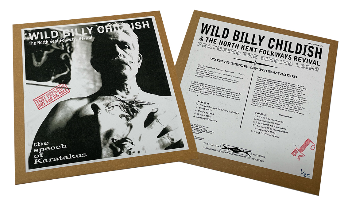 Billy Childish Speech of Karatakus TP edition