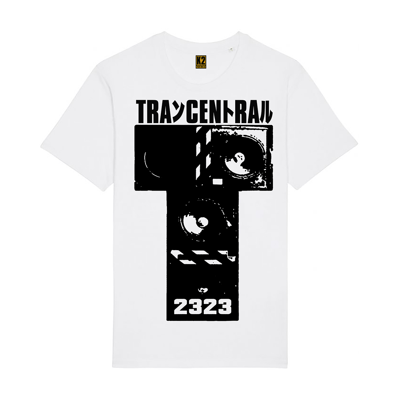TRANCENTRAL 2323 White Shortsleeve Front TRANCENTRAL 2323 White Shortsleeve Front