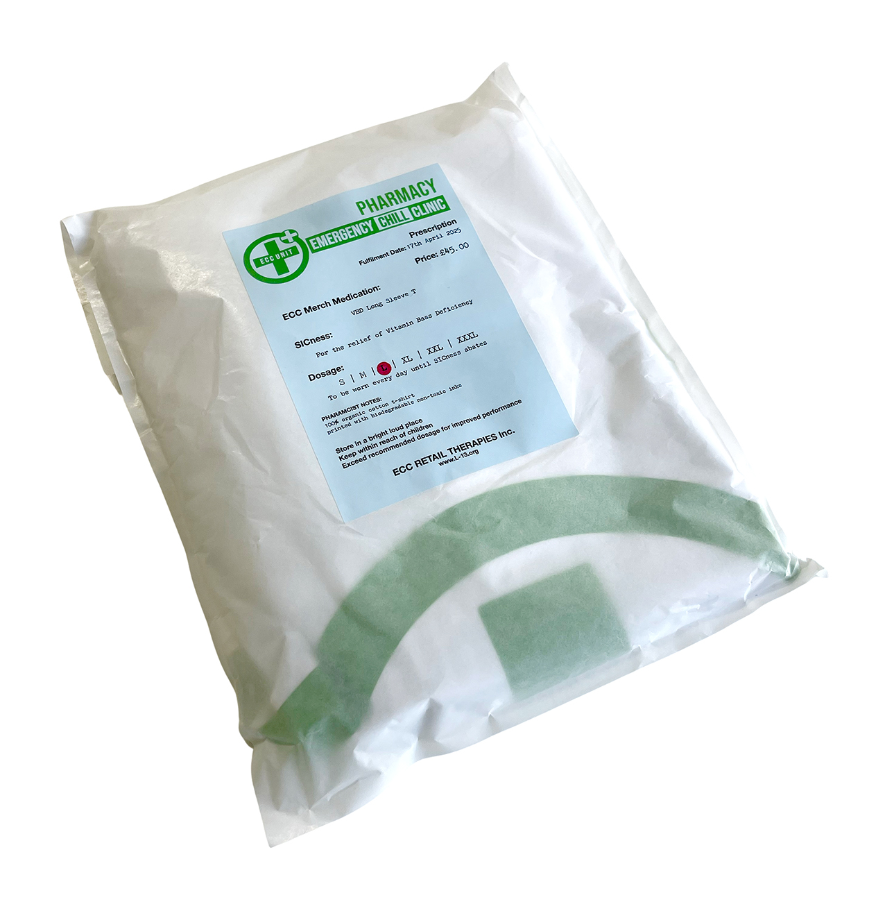 ECC VBD Long Sleeve in bag