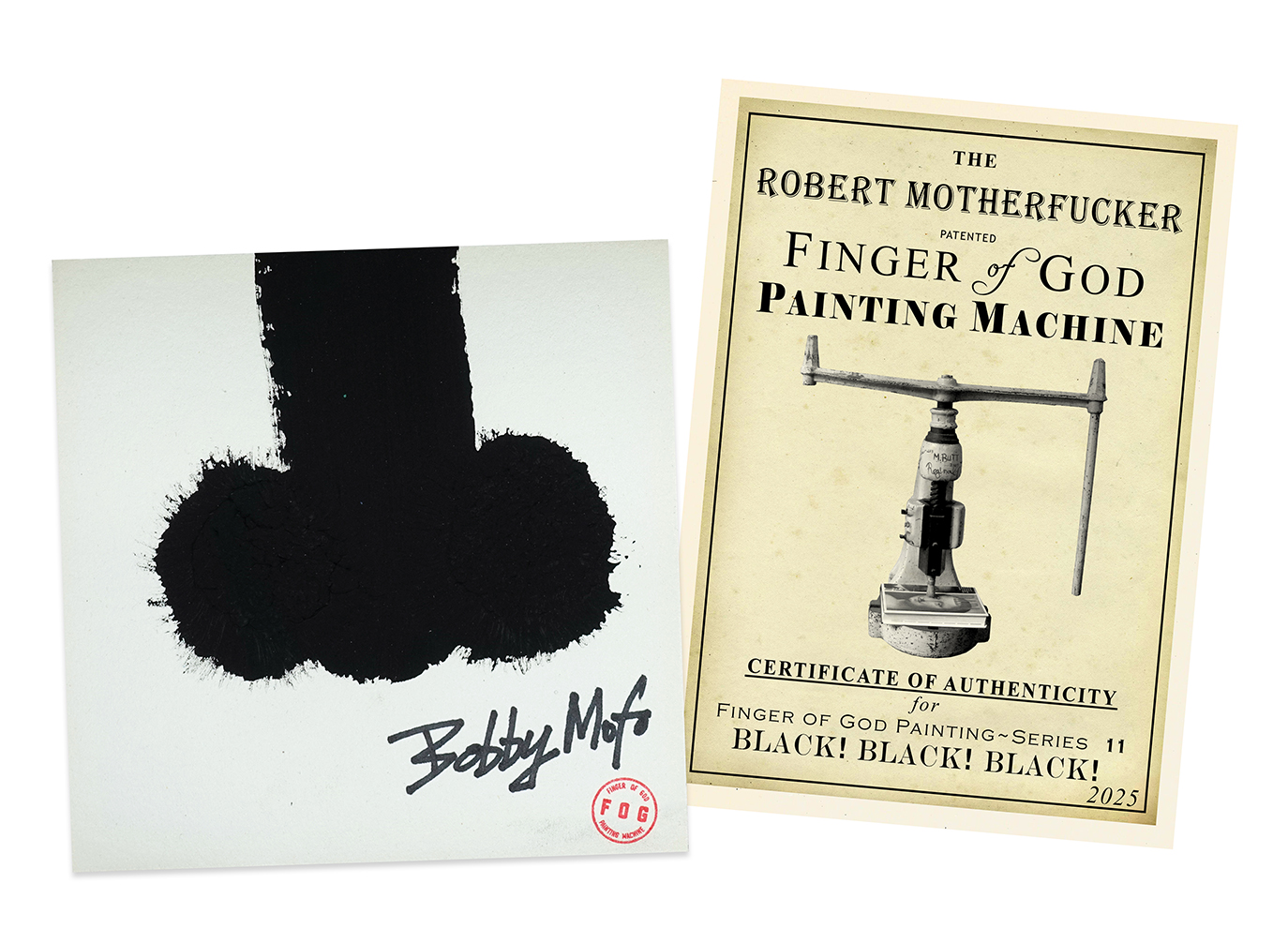 STOT21stCplanB Finger of God Painting Machine Robert Motherfucker Bobby Mofo