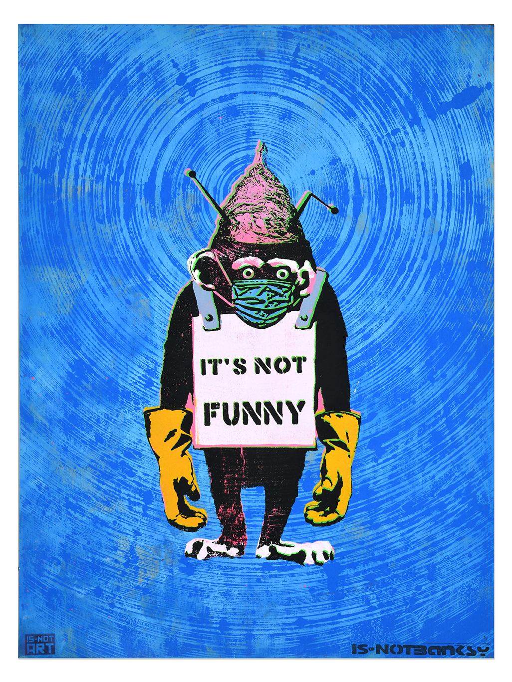 Not Banksy Japan Greatest Hits It’s Not Funny 61×82 1a