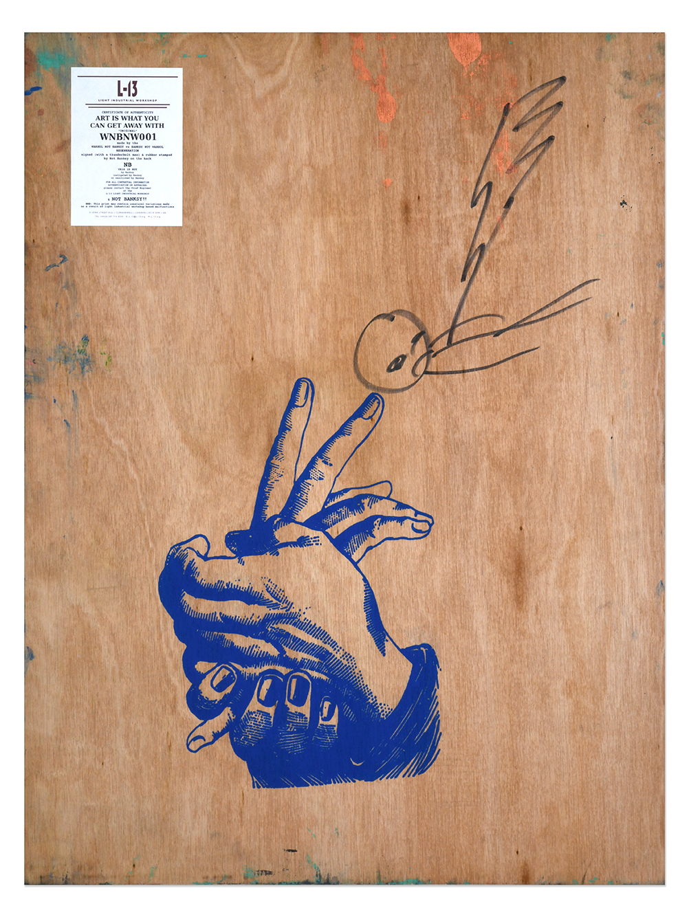 Not Banksy Not warhol 61×82 3b