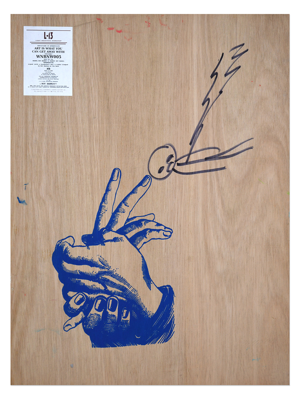 Not Banksy Not warhol 61×82 4b