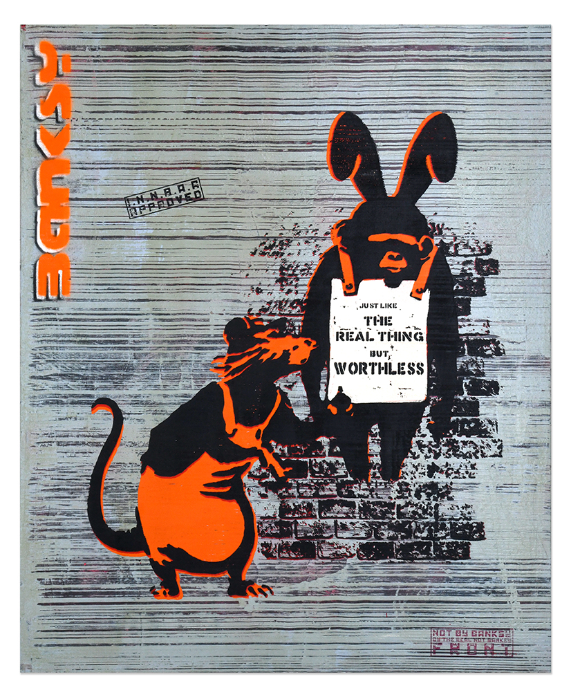 Not Banksy Rarities 11th Hour 50×61 5a