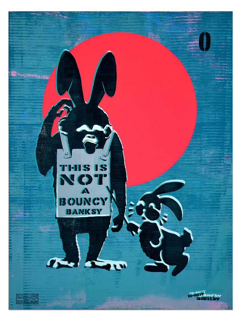 Not Banksy Rarities Bouncing Bunny 61×82 1a