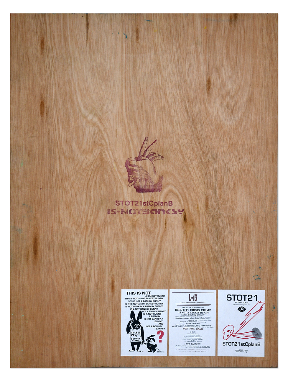 Not Banksy Rarities Bouncing Bunny 61×82 1b