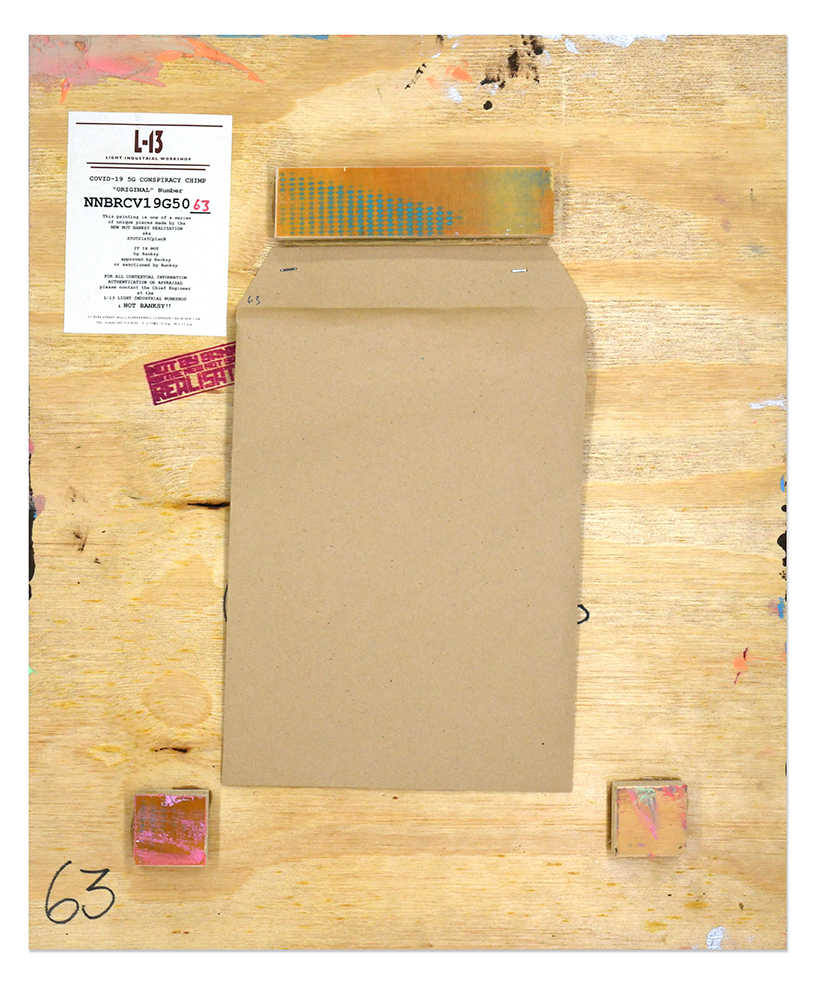 Not Banksy Rarities It’s Not Funny 50×61 4b