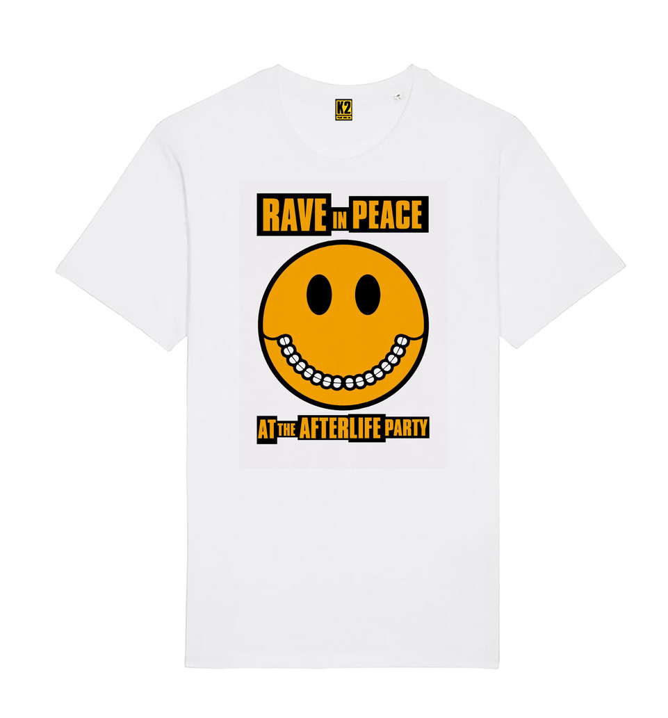 Short Sleeve Rave In Peace White